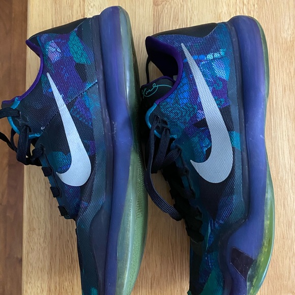 Nike Kobe X 10 Overcome Emerald Glow 3M Silver Court Purple - Picture 3 of 8
